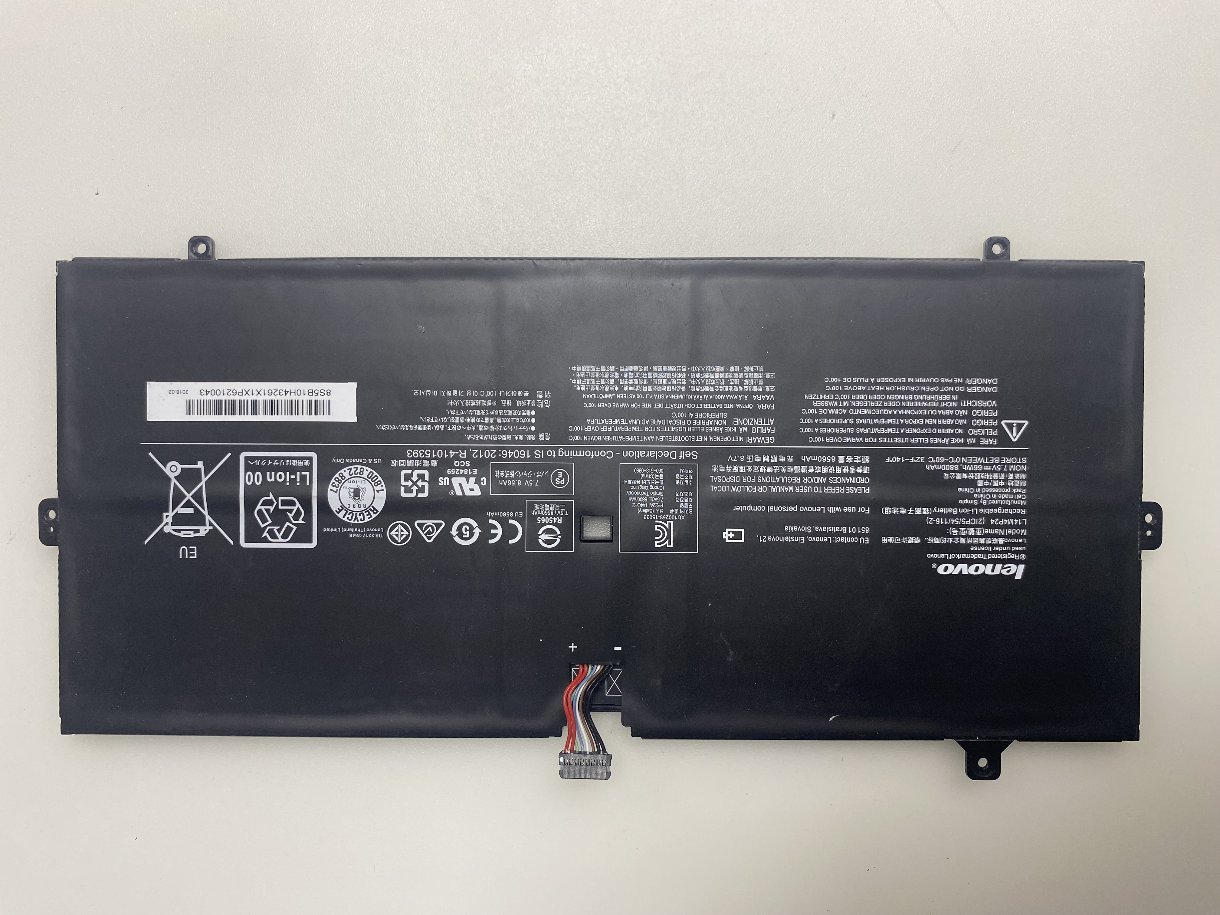 L14M4P24 Lenovo Yoga L14M4P24 L14L4P24 Notebook Batarya Laptop Pil