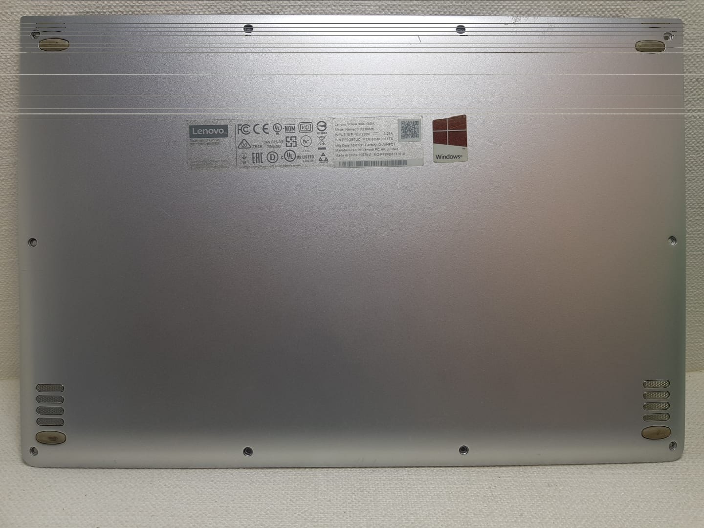 ORJİNAL LENOVO YOGA 900-13IKB ALT KASA YOGA 900-13IKB ALT KASA