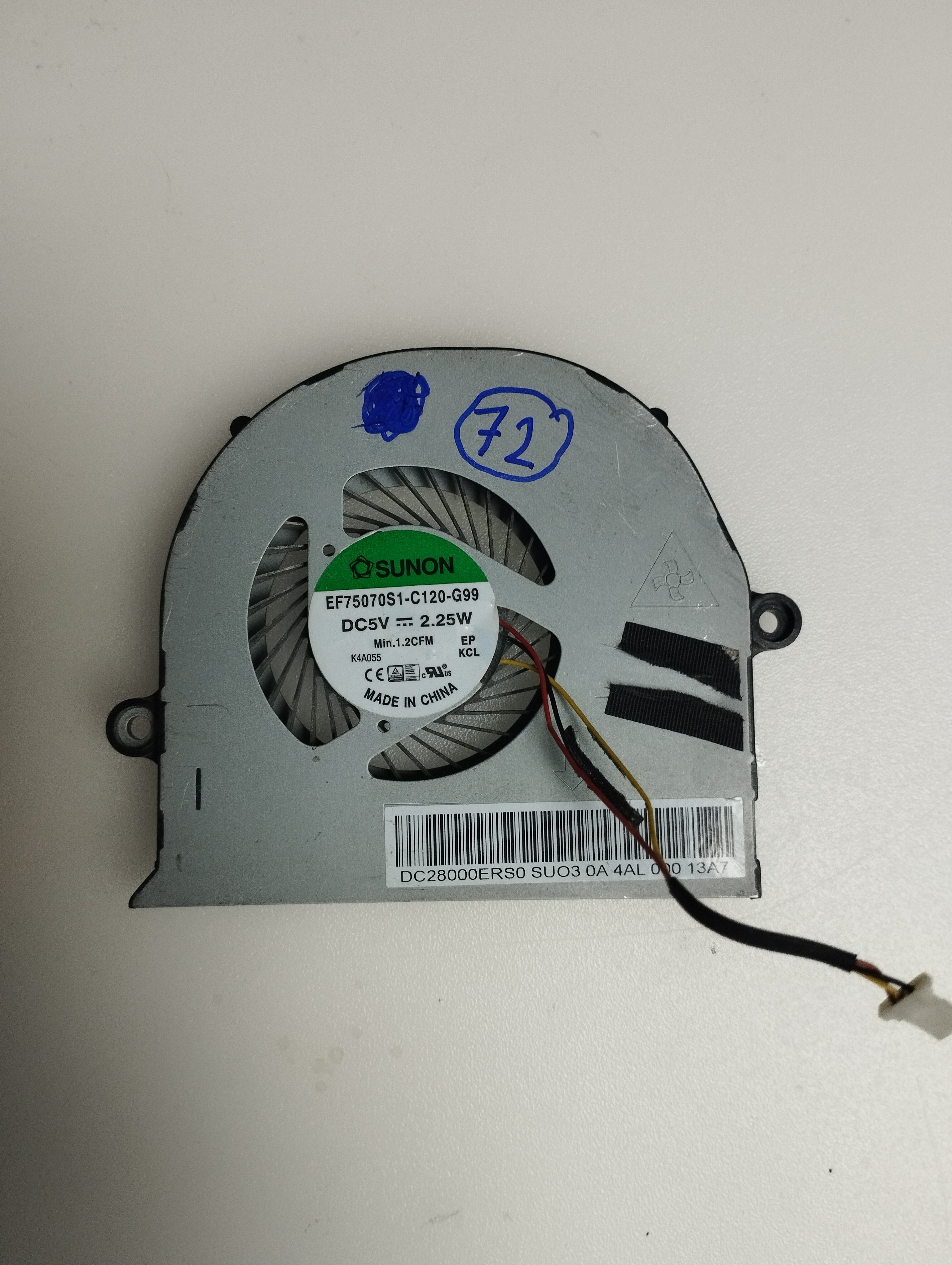 ACER ASPİRE EF75070S1 SOĞUTUCU FAN
