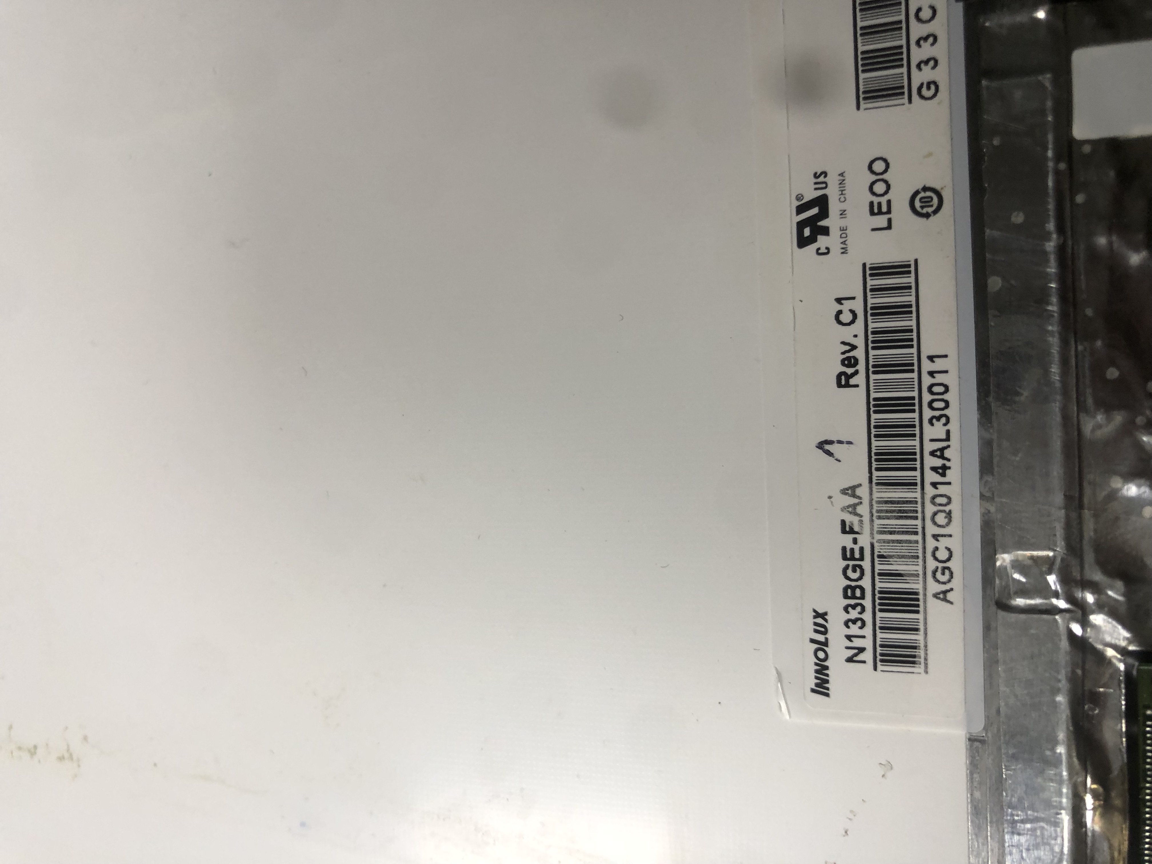 ORİJİNAL  ÇIKMA  13.3 SLİM LED 40 PİN CLAA133WA01, CLAA133WA01A CLAA133WB01, CLAA133WB01A CLAA133UA01, B133XW01 B133XW03 LP133WH2 M133NWN1 R0 N133B6-L04, N133B6-L24 N133BGE-L31, N133BGE-L41 N133BGE-LA1 LTN133AT16, LTN133AT20 LT EKRAN