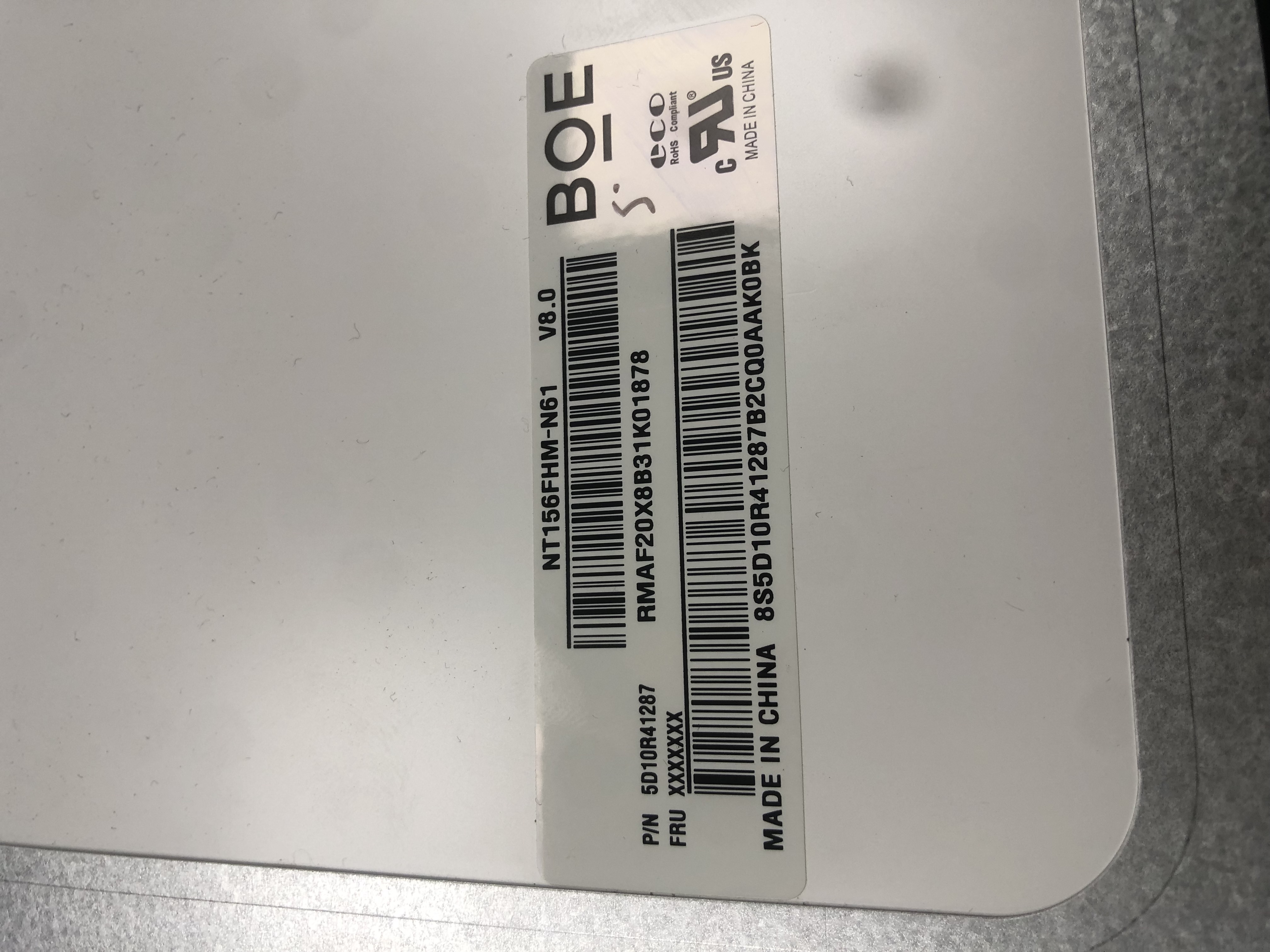 ORİJİNAL ÇIKMA  NT156FHM-N61 NT156FHM-N61 V8.0 NOTEBOOK LCD EKRAN (15.6 SlİM LED 30 PİN IPS)