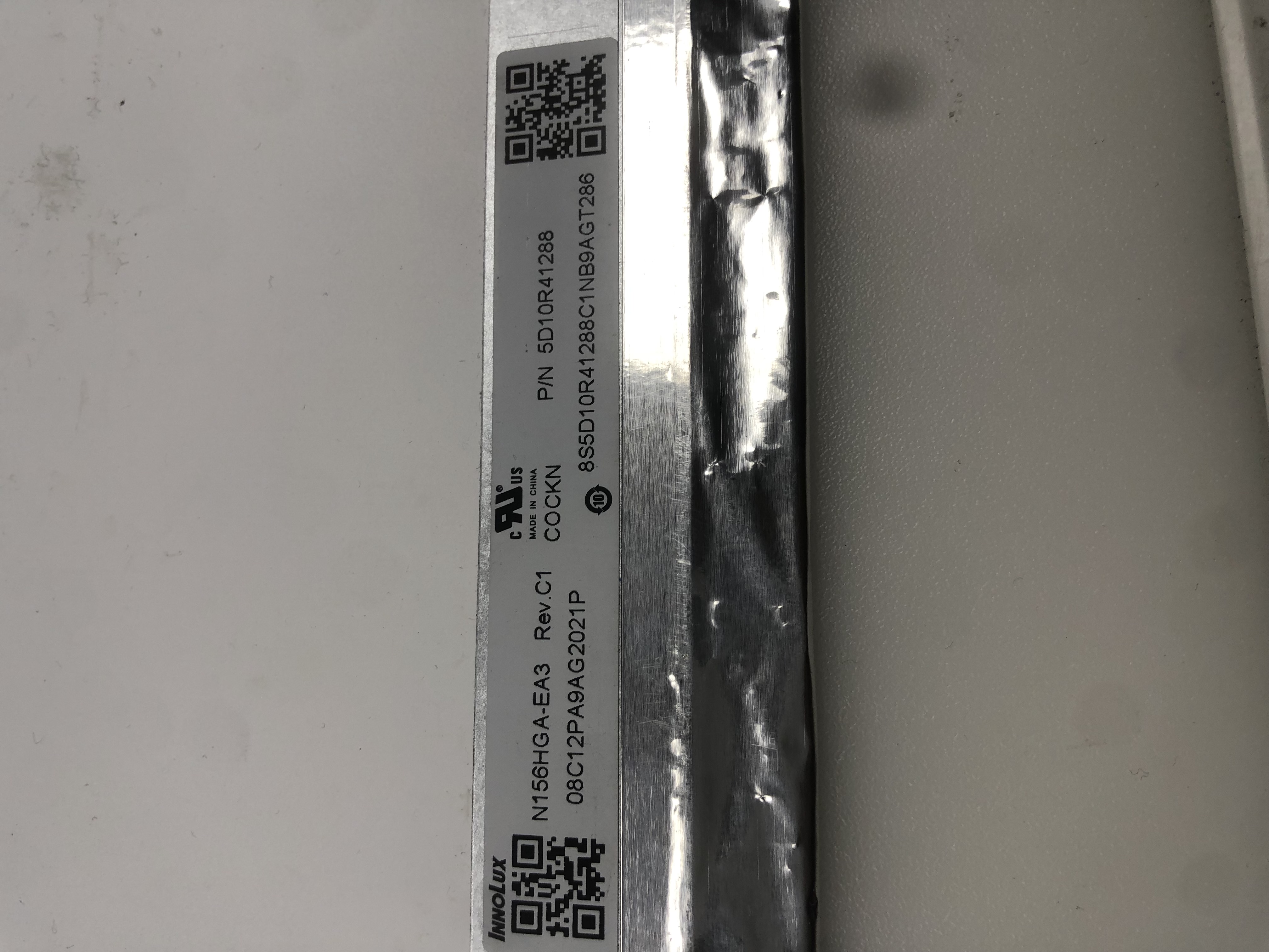 ORİJİNAL  ÇIKMA N156HGA-EA3 REV.C1 NOTEBOOK LCD EKRAN (15.6 SlİM  LED 30 PİN IPS)