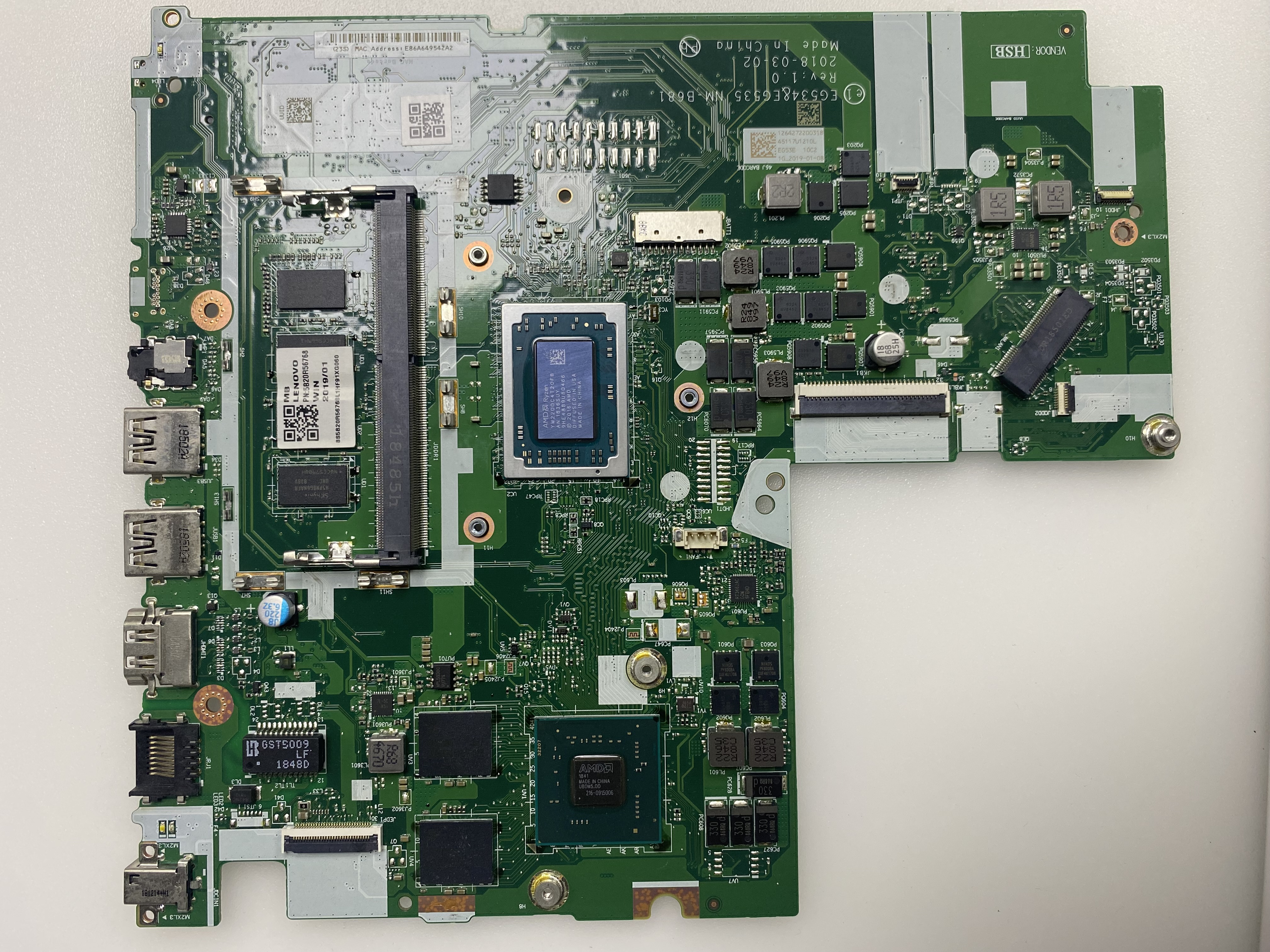 LENOVO NM-B681 İP 330 AMD SIFIR KART