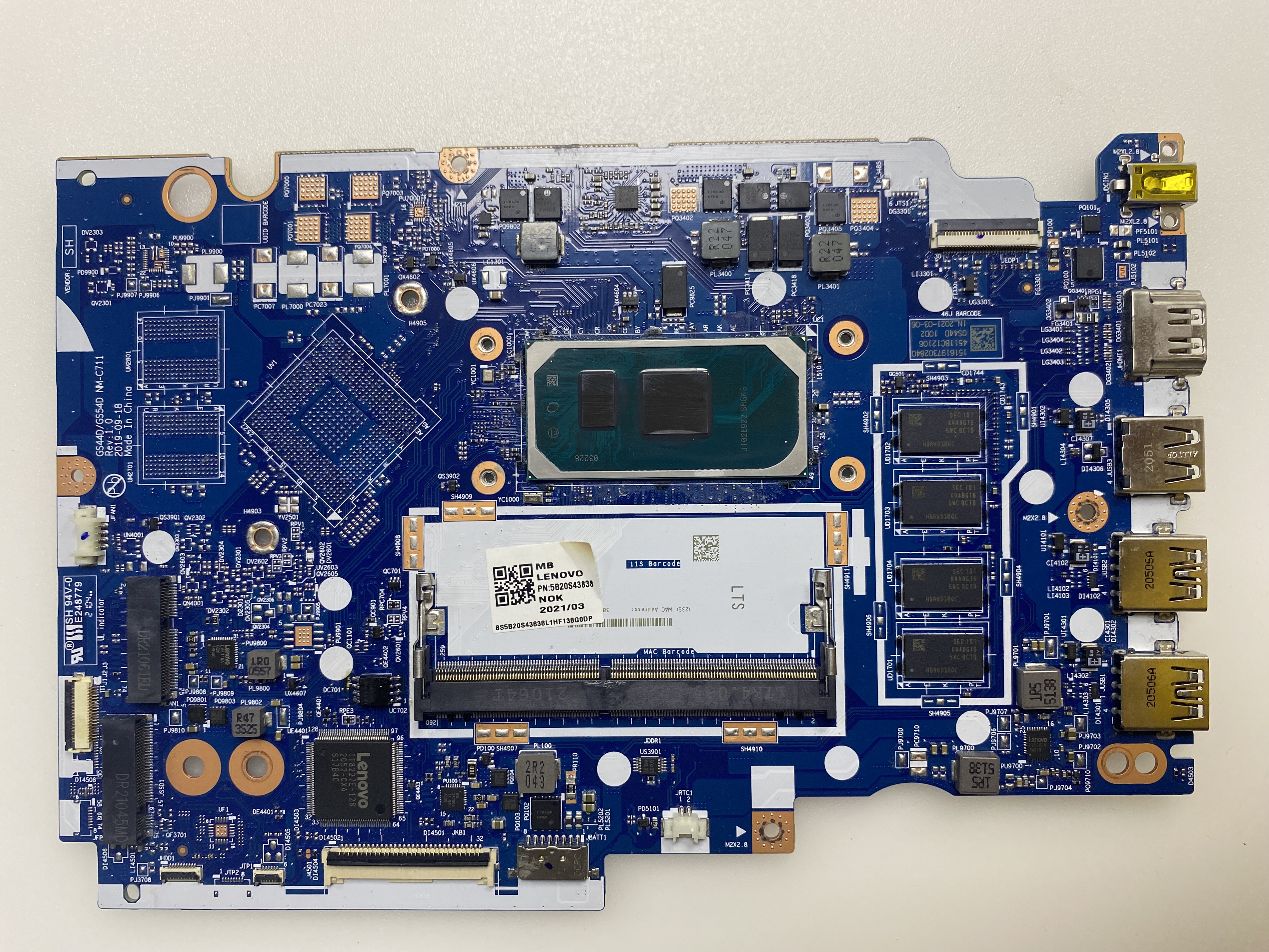 LENOVO NM-C711 SRGKG SIFIRT KART