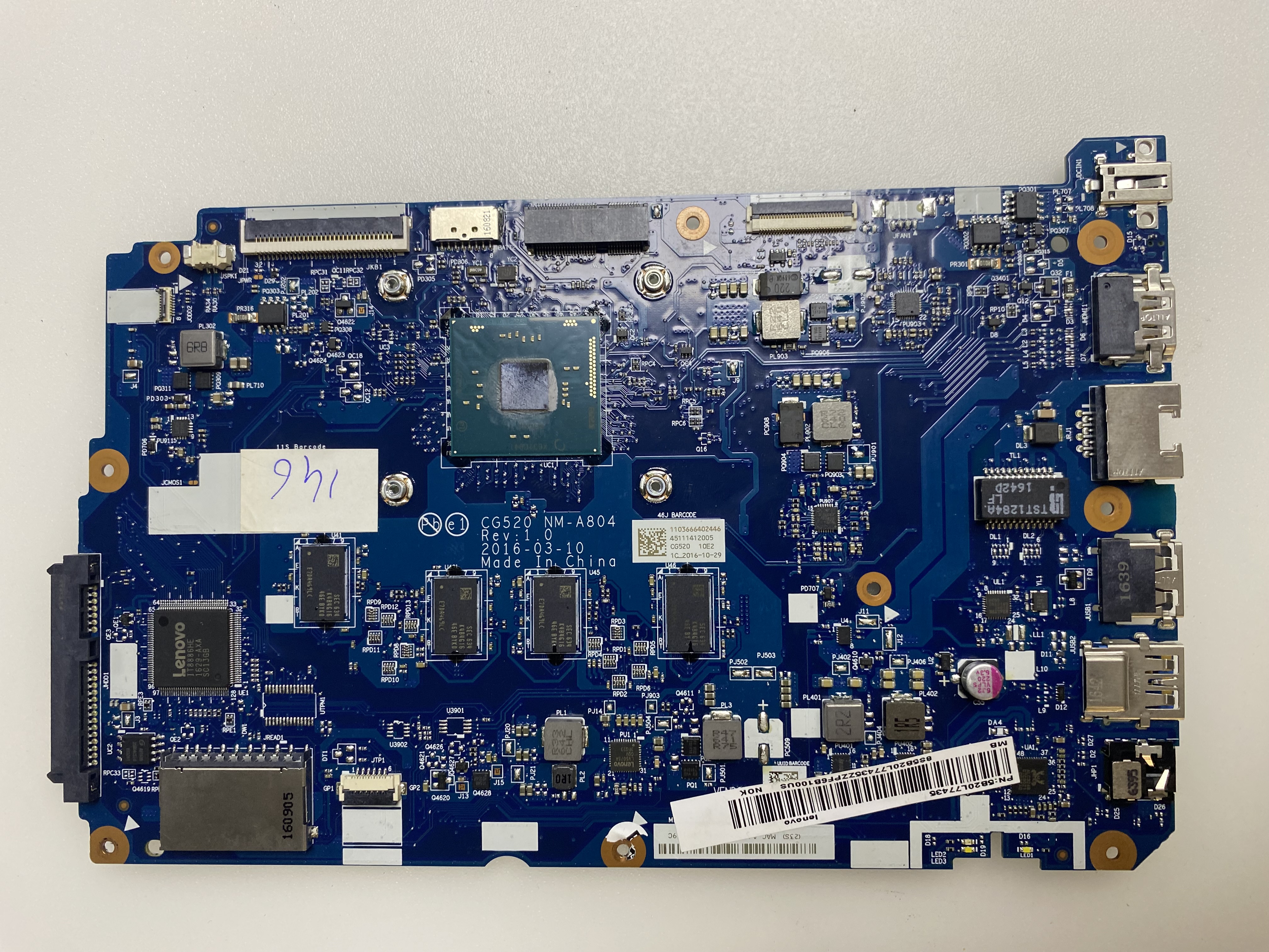 LENOVO CG520 NM-A804 REV 1.0 2. EL KART