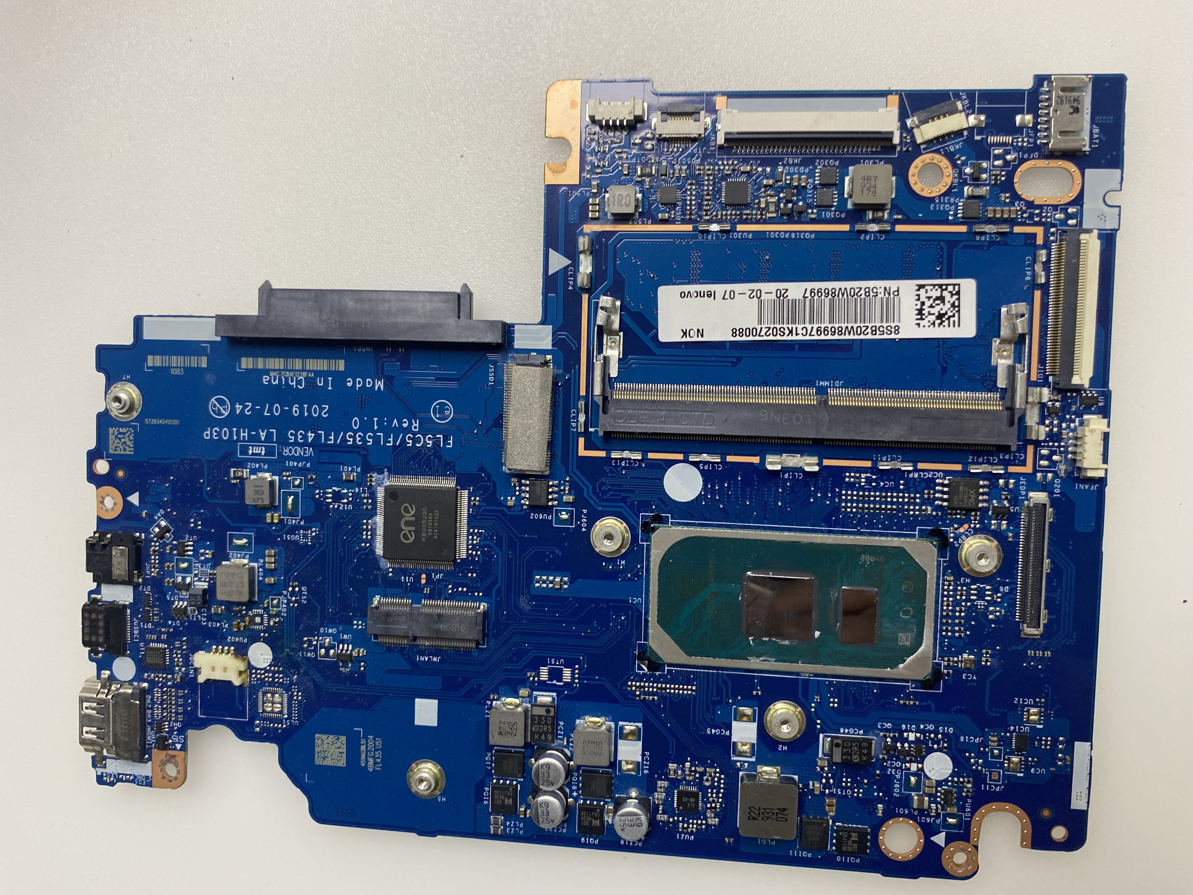 LENOVO FL5C5 FL353 FL 435 LA - H103P REV 1.0 2 EL KART