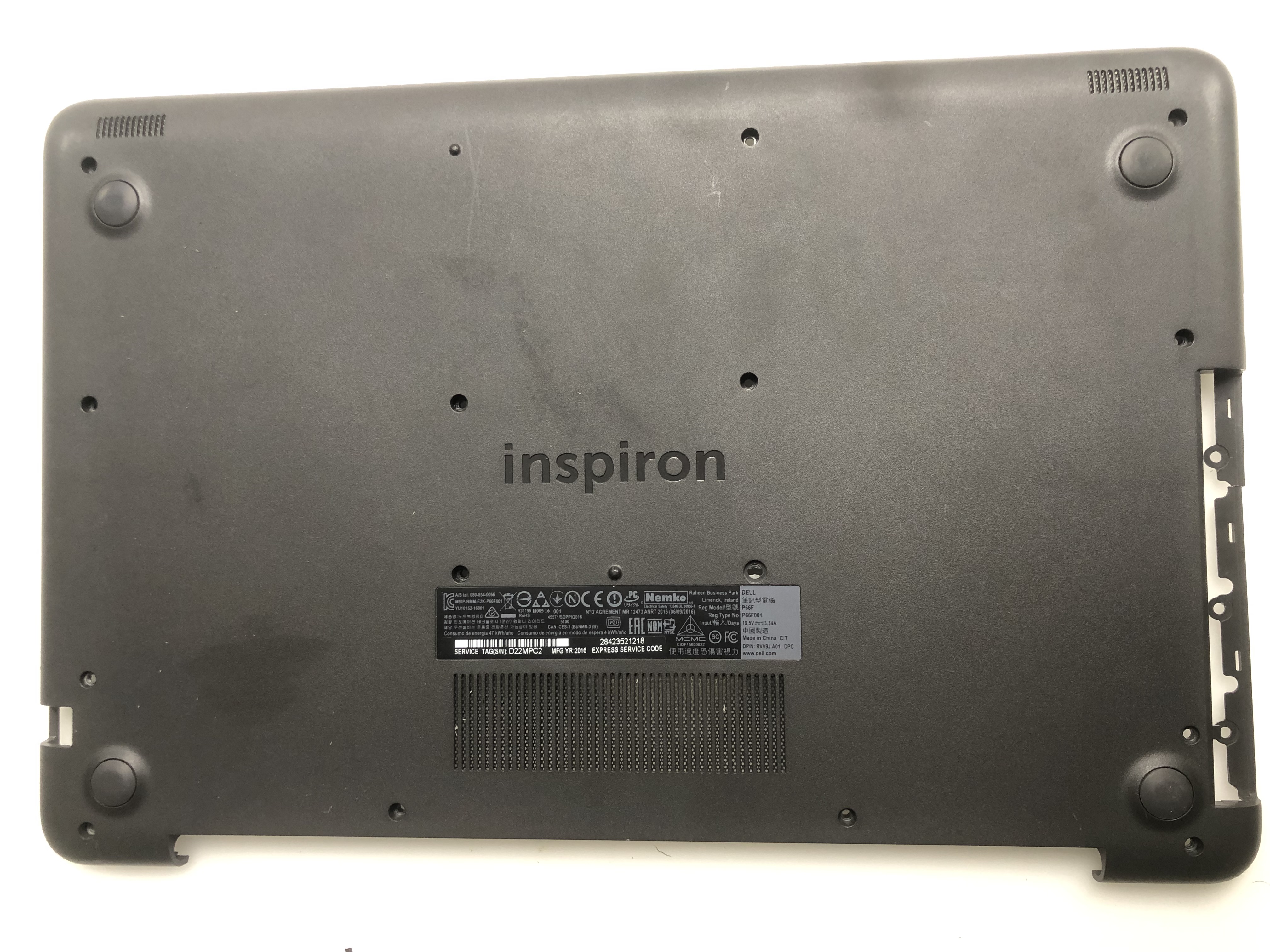 DELL P66F ALT KASA P66F ALT KASA