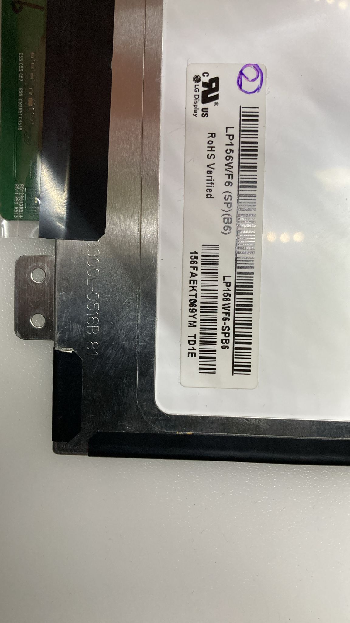 Orijinal  ÇIKMA   LD156wf6 SP B6 Uyumlu 30 PİN 15.6 SlİM LED FuLL HD 1920x1080 IPS EKRAN PANEL