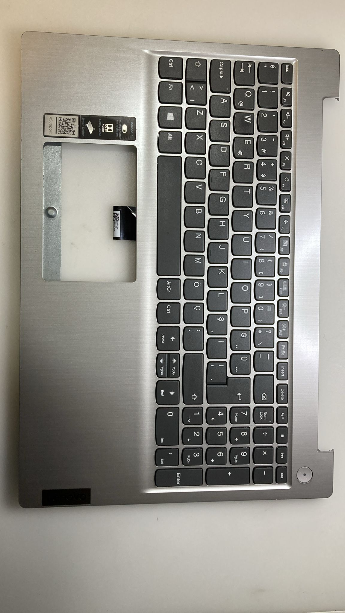 LENOVO S145 UYUMLU - LENOVO İDEAPAD 3 15IGL05 ORJİNAL CIKMA ÜST KASA - KLAVYE DAHİL