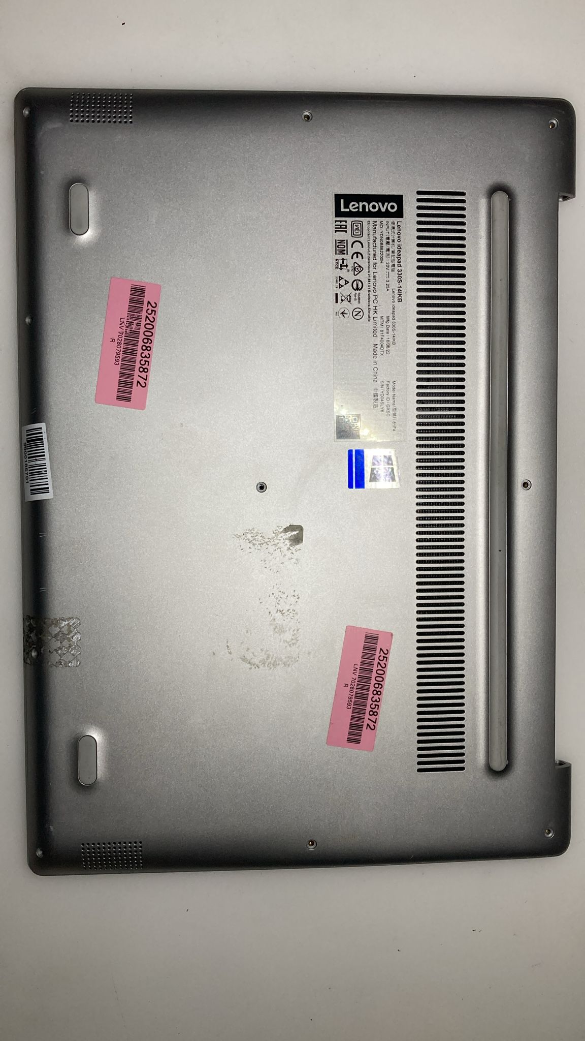 ORJİNAL LENOVO İDEAPAD 330S-15IKB ALT KASA